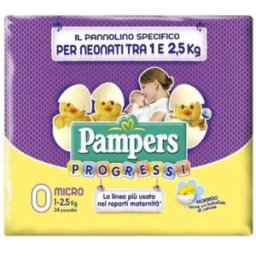 FATER SpA PAMPERS PROG.MICRO 1-2,5 24p0