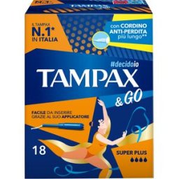 TAMPAX &GO SUPER PLUS 18PZ