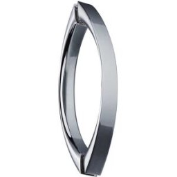 Tecnomat COPPIA MANIGLIE PER BOX DOCCIA IN ZAMA CROMATO INTERASSE 14,5 cm