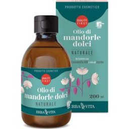 ERBA VITA GROUP SpA OLIO Mandorle Dolci Naturale 200ml Olio lenitivo emolliente, contrasta l'invecchiamento della pelle