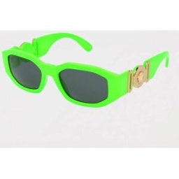 Versace Occhiali da sole Medusa Verde Taglia 53