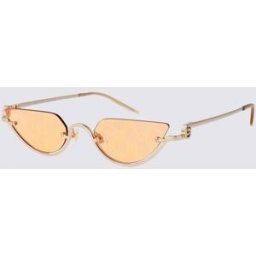 Gucci Occhiali da sole GG1603S in metallo Oro Taglia 53