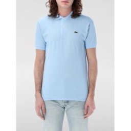 Lacoste Polo in cotone con logo Blue Taglia 7