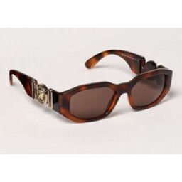 Versace Occhiali da sole Medusa Marrone Taglia 53