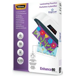 Fellowes BUSTE PLASTIFICATRICE Pouches A3 80Mic 25pz