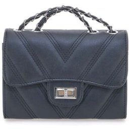 Borsa nera trapuntata con manico PRIMA RIGA SPA ERA --