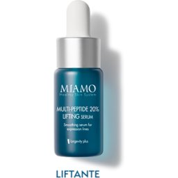 MEDSPA Srl Miamo Longevity Plus Multi-Peptide 20% Lifting Serum - Siero viso anti-rughe effetto tensore - Travel size - 10 ml