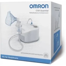 CORMAN SpA Omron C101 Essential - Nebulizzatore a Compressore per Trattamento Patologie delle Vie Aeree Inferiori