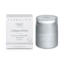 L’Erbolario CollagenAttivo – Trattamento Notte Viso Tonificante e Rimpolpante, 50 ml