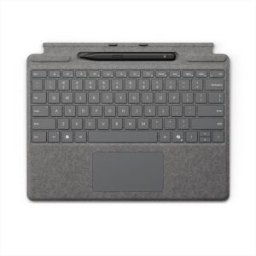 Microsoft Surface Pro Tastiera Con Tasto Copilot + Slim Pen-platino