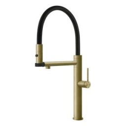 Gessi GESSI 316 Semiprofessionale Brass Brushed PVD - 60210#727 Miscelatore Lavello | Miscelatore, Finitura Brass Brushed PVD, Monogetto