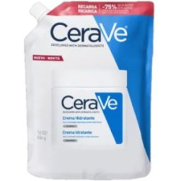 CERAVE (L'Oreal Italia SpA) Ricarica Crema Idratante Viso e Corpo CeraVe 454g - Crema Idratante per Pelli Secche e Molto Secche con Ceramidi e Acido Ialuronico