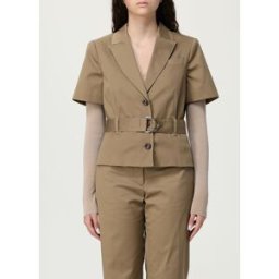 Liujo Giacca in gabardine di cotone Verde Taglia 46