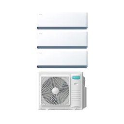 Hisense Condizionatore Trialsplit Serie Uni Hb 12000 + 12000 + 18000 Btu Codice Prod: Hb35xu0ag(2) Hb50bp0ag 3amw72u