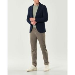 Blazer Paul Baker blu in jersey di viscosa stretch