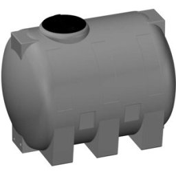 Rototec CISTERNA 1500 l GRIGIO IN POLIETILENE POTABILE O LIQUIDI