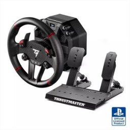 Thrustmaster Bundle Volante+base Volante+ Pedaliera T598-nero