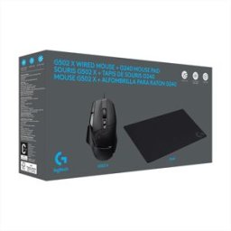 Logitech Gaming Mouse G502 X + G240 Tappetino-nero