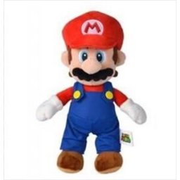 SIMBA Mario Personaggio Peluche Cm.30 Licenza Ufficial-multicolore