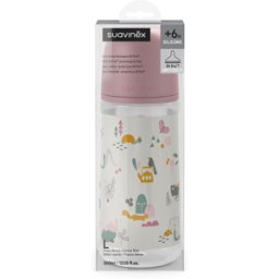 SUAVINEX EXCLUSIVAS RIMAR SL A WALK IN THE PARK BIBERON SILICONE 360ML SX PRO ANTI COLICA +6 MESI ROSA