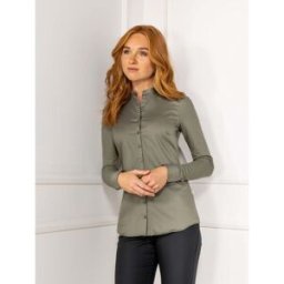 Le Nouveau Chef Camicetta Lisa ; Taglia 3XL; verde