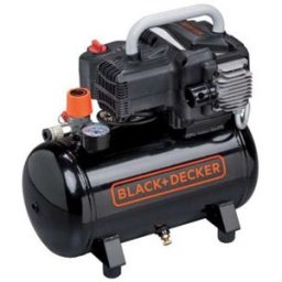 Black & Decker BD195 12 NK - Compressore aria elettrico portatile monofase, oil-less - Motore 1.5 HP - 12 lt