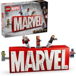 Lego Logo e Minifigure Marvel