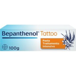 BAYER SpA Bepanthenol Tattoo Pasta Trattamento Intensivo - Ideale per tatuaggi - 100 g