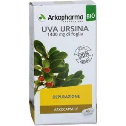 ARKOFARM Srl ArkoCapsule Uva Ursina Bio 45 Capsule - Integratore Vie Urinarie