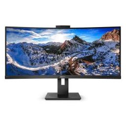MONITOR PHILIPS LED 34" 21:9 CURVED 346P1CRH/00 3440x1440 4ms 500cd/mÂ² 80.000.000:1 2x3W MM Webcam HDMI DP USB-C