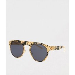 Mykita Occhiali da sole MMTRANSFER004 in metallo spazzolato Oro Taglia 50