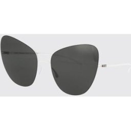 Mykita Occhiali da sole MMESSE018 in metallo Bianco Taglia 58