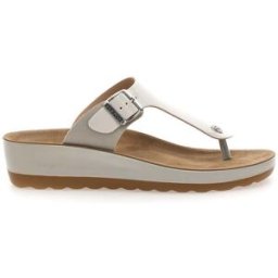 Sandali infradito bianchi con plantare comfort Fly Flot 42H593C 38