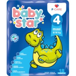 FARVIMA MEDICINALI SpA BABYSTAR PANNOLINO 8/18KG TAGLIA 4 18 PEZZI