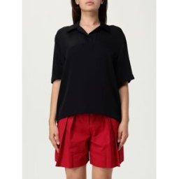 Theory Polo in seta Nero Taglia P