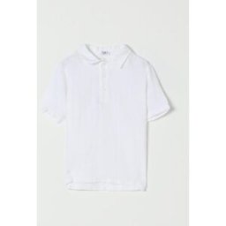 Il Gufo Polo basic in lino Fantasia Taglia 12