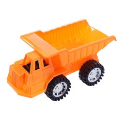 Trade Shop - Camion Giocattolo Arancione Con Cassone Ribaltabile Per Bambini Spiaggia 11x23cm 258260 -