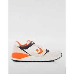 Converse Sneakers Wave Trainer OX in camoscio e mesh Bianco Taglia 8