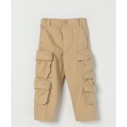 Diesel Pantalone cargo in cotone Sabbia Taglia 4