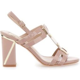Sandali cipria con tacco intrecciati LE HAVRE PARIS 231 39