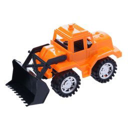 Trade Shop - Trattore Con Pala Caricatrice Scavatrice Giocattolo Per Bambini Spiaggia 11x23cm 258287 -