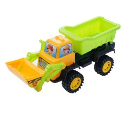 Trade Shop - Grande Camion Ruspa Di Plastica Con Ruote Pala Escavatrice Giocattolo 29x20cm 258302 -