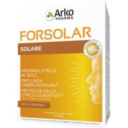 ARKOPHARMA - FORSOLAR SOLARE - INTEGRATORE ABBRONZATURA E PROTEZIONE SOLARE - 30 PERLE