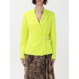 Just Cavalli Blazer in crêpe Verde Acido Taglia 40