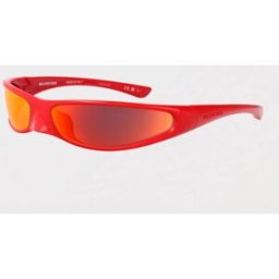 Balenciaga Occhiali da sole BB0383S in acetato Rosso Taglia OS