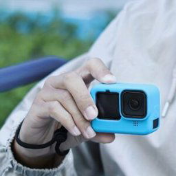 SHEIN Copriobiettivo in silicone per fotocamera GoPro Hero 13 12 11 10 9 Custodia protettiva per telaio Accessori per GoPro 13 12 11 10 9 Accessorio per act
