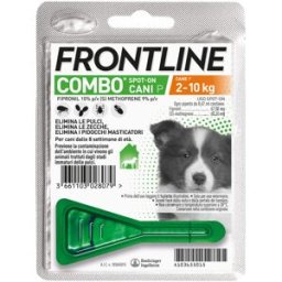 FRONTLINE Combo Cani Antiparassitario Contro Pulci, Zecche E Pidocchi 2-10Kg 1 PIPETTA