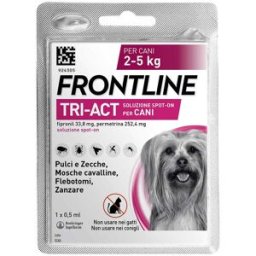 FRONTLINE Tri-Act Antiparassitario Per Cani Contro Parassiti E Insetti Volanti 2-5Kg 1 PIPETTA