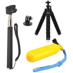 SHEIN Kit Bundle Accessori Mini Treppiede Montatura/impugnatura Galleggiante/selfie Stick Per Gopro Hero 12 11 10 9 8 7 6 5 4/akaso Ek7000/brave 7/accessori