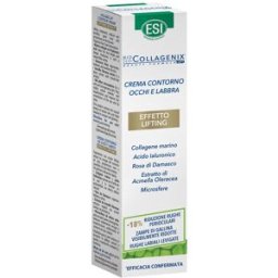 ESI Srl Esi Biocollagenix Beauty Formula Lift Crema Contorno Occhi e Labbra - Crema antirughe ad azione lifting - 15 ml
